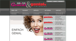 Desktop Screenshot of haar-team-genial.com